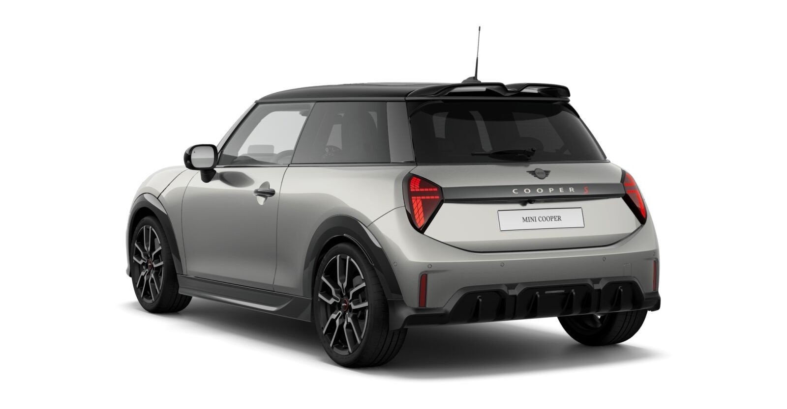 MINI MINI 3-Türer in Silber von hinten MINI MINI 3-Türer in Silber von hinten