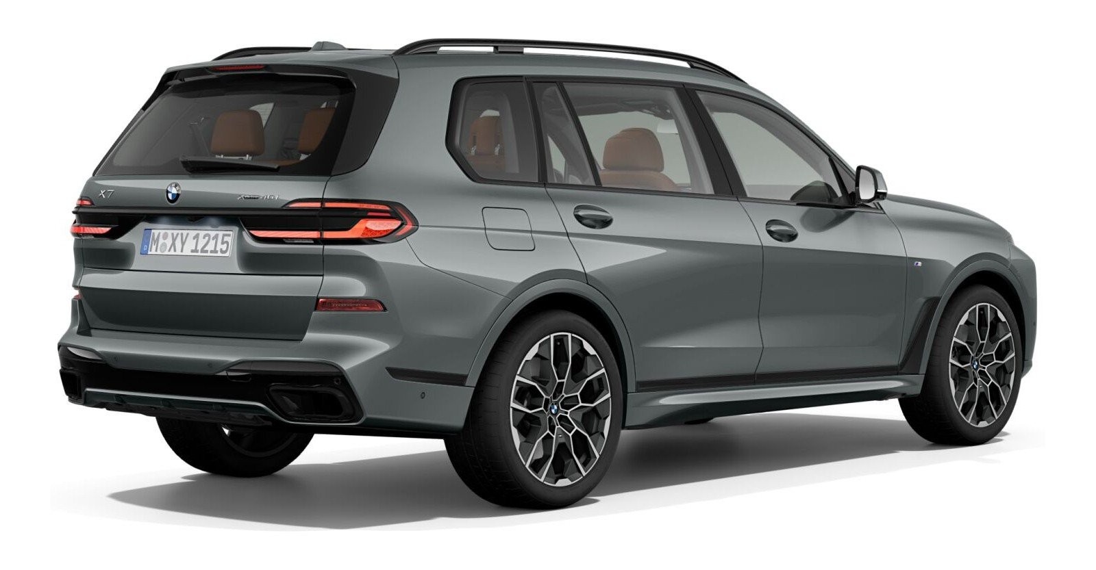 BMW BMW X in Grau von hinten