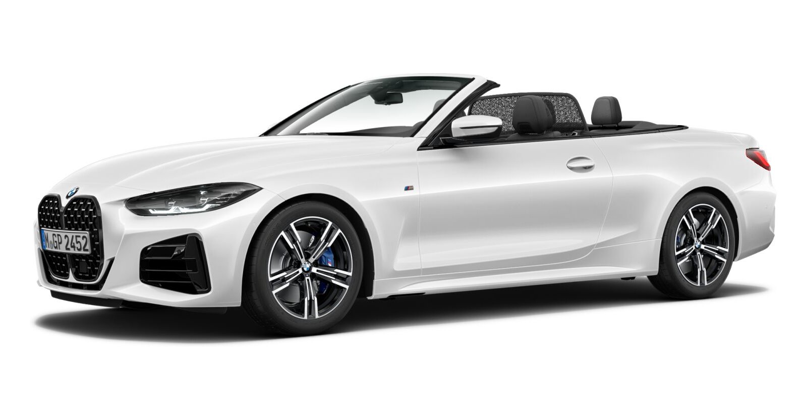 BMW BMW 4er in Weiß von vorne BMW BMW 4er in Weiß von vorne