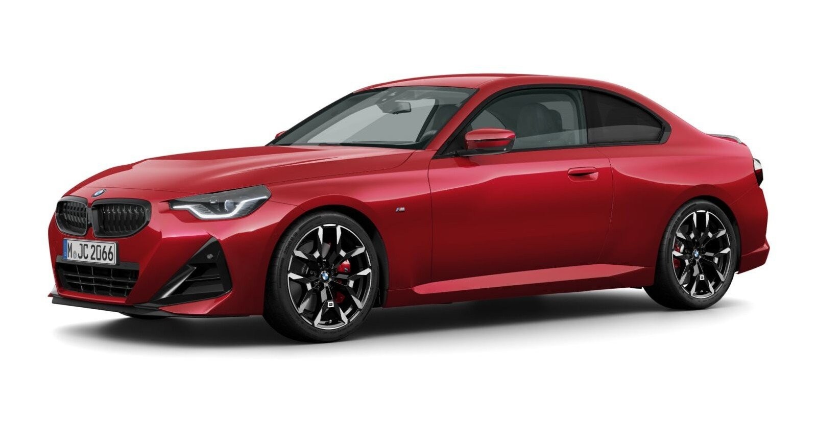 BMW 220i Coupé in Rot von vorne BMW 220i Coupé in Rot von vorne