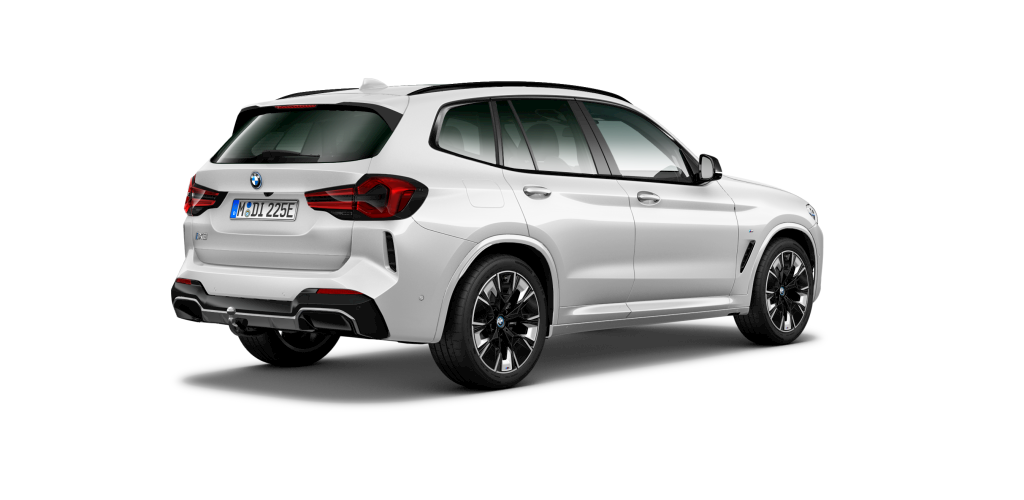 BMW BMW I in Weiß von hinten BMW BMW I in Weiß von hinten