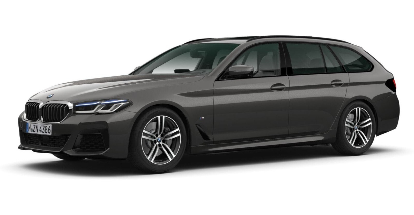 BMW BMW 5er in Grau von vorne BMW BMW 5er in Grau von vorne