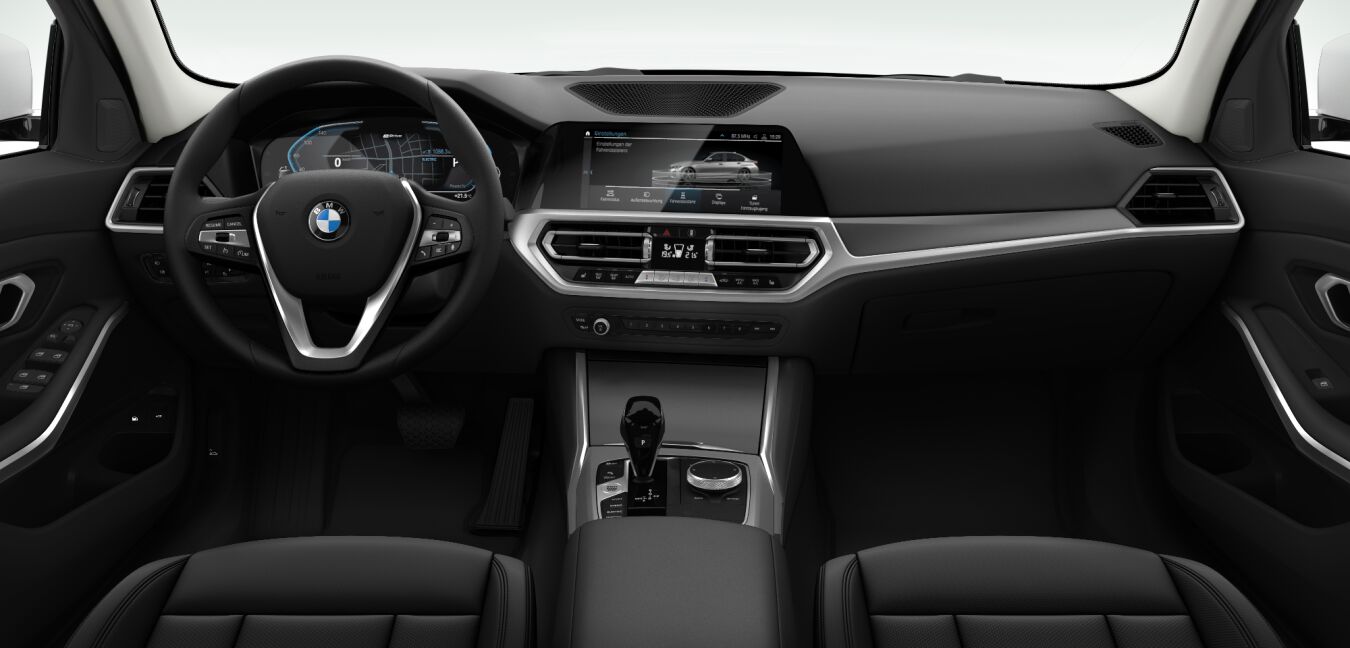BMW BMW 3er im Innenraum von vorne BMW BMW 3er im Innenraum von vorne