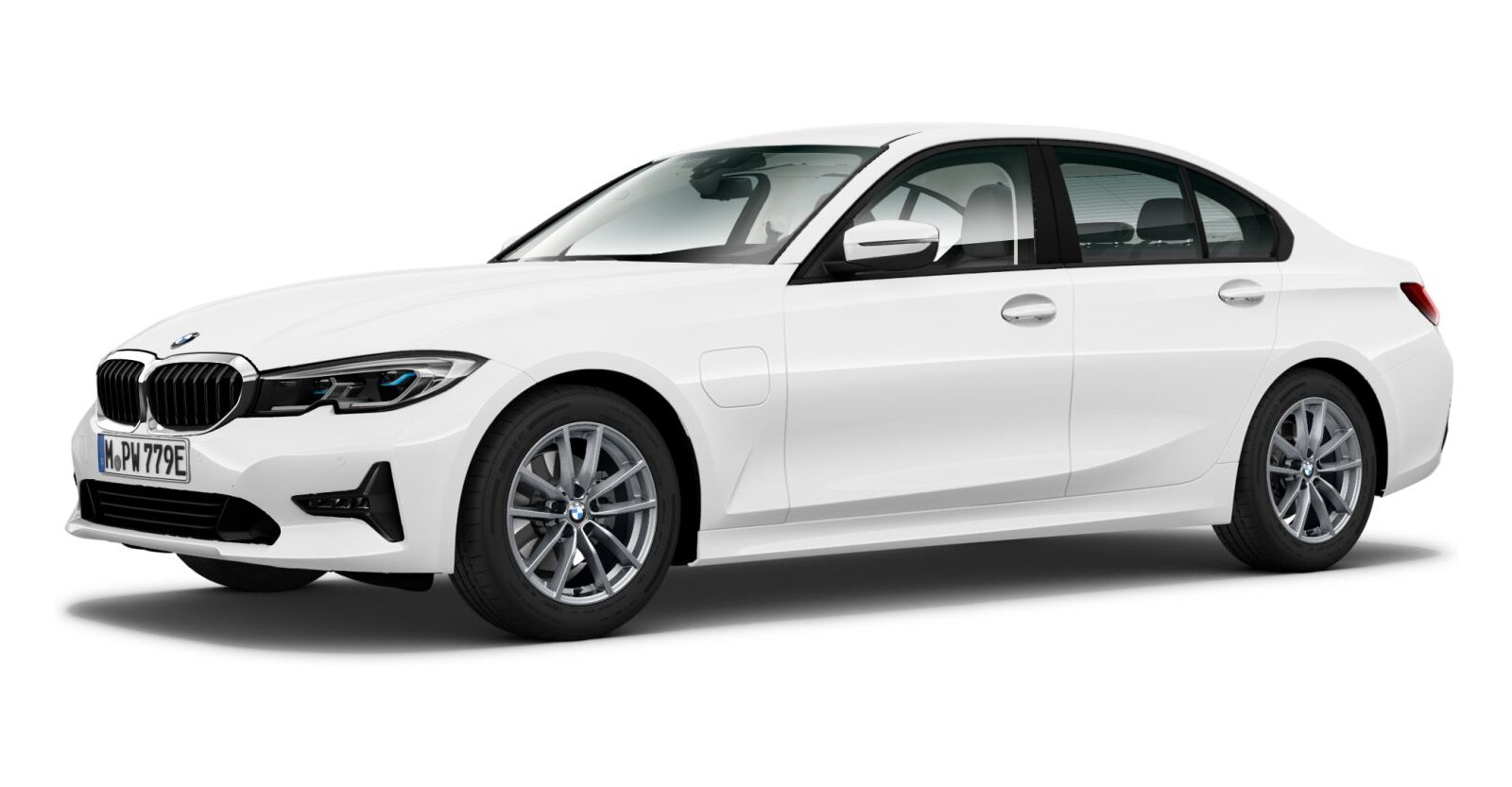 BMW BMW 3er in Weiß von vorne BMW BMW 3er in Weiß von vorne
