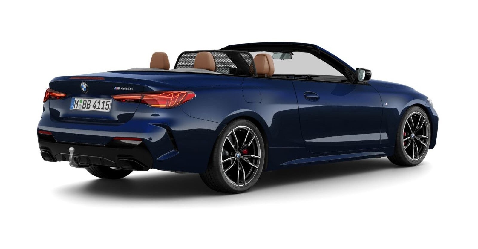 BMW BMW 4er in Blau von hinten BMW BMW 4er in Blau von hinten