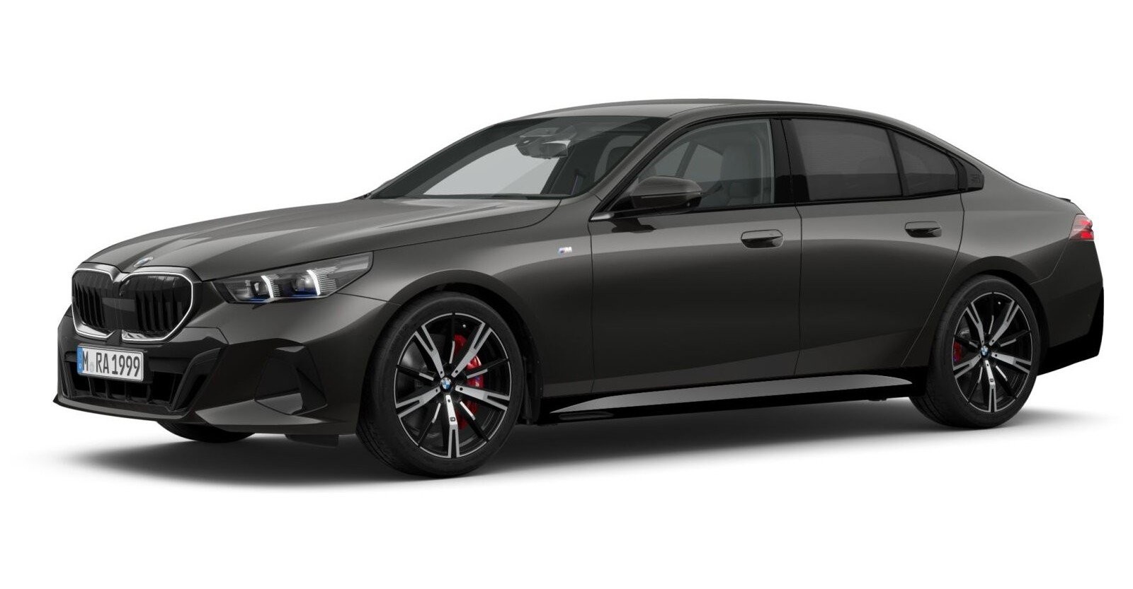 BMW 520d xDrive Limousine in Grau von vorne BMW 520d xDrive Limousine in Grau von vorne