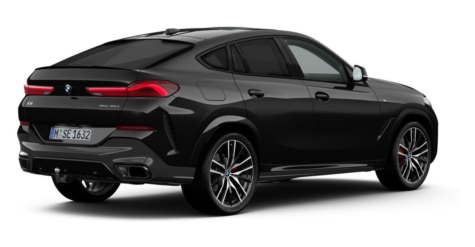 BMW BMW X in Schwarz von hinten BMW BMW X in Schwarz von hinten