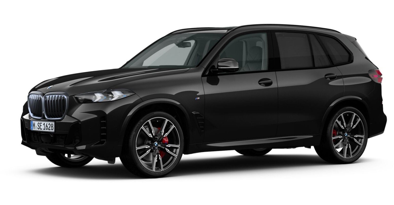 BMW X5 xDrive30d in Schwarz von vorne BMW X5 xDrive30d in Schwarz von vorne