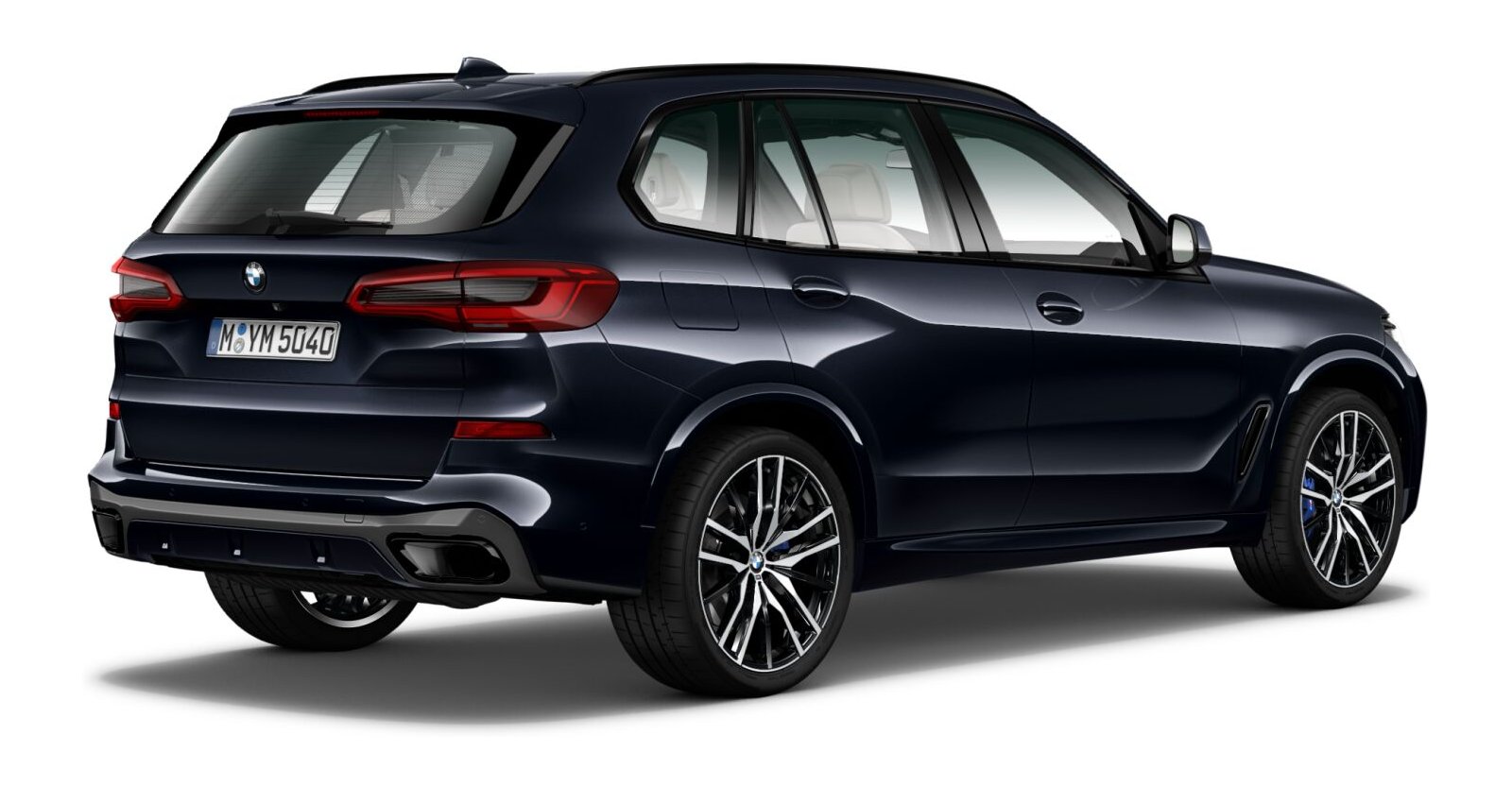 BMW BMW X in Schwarz von hinten BMW BMW X in Schwarz von hinten