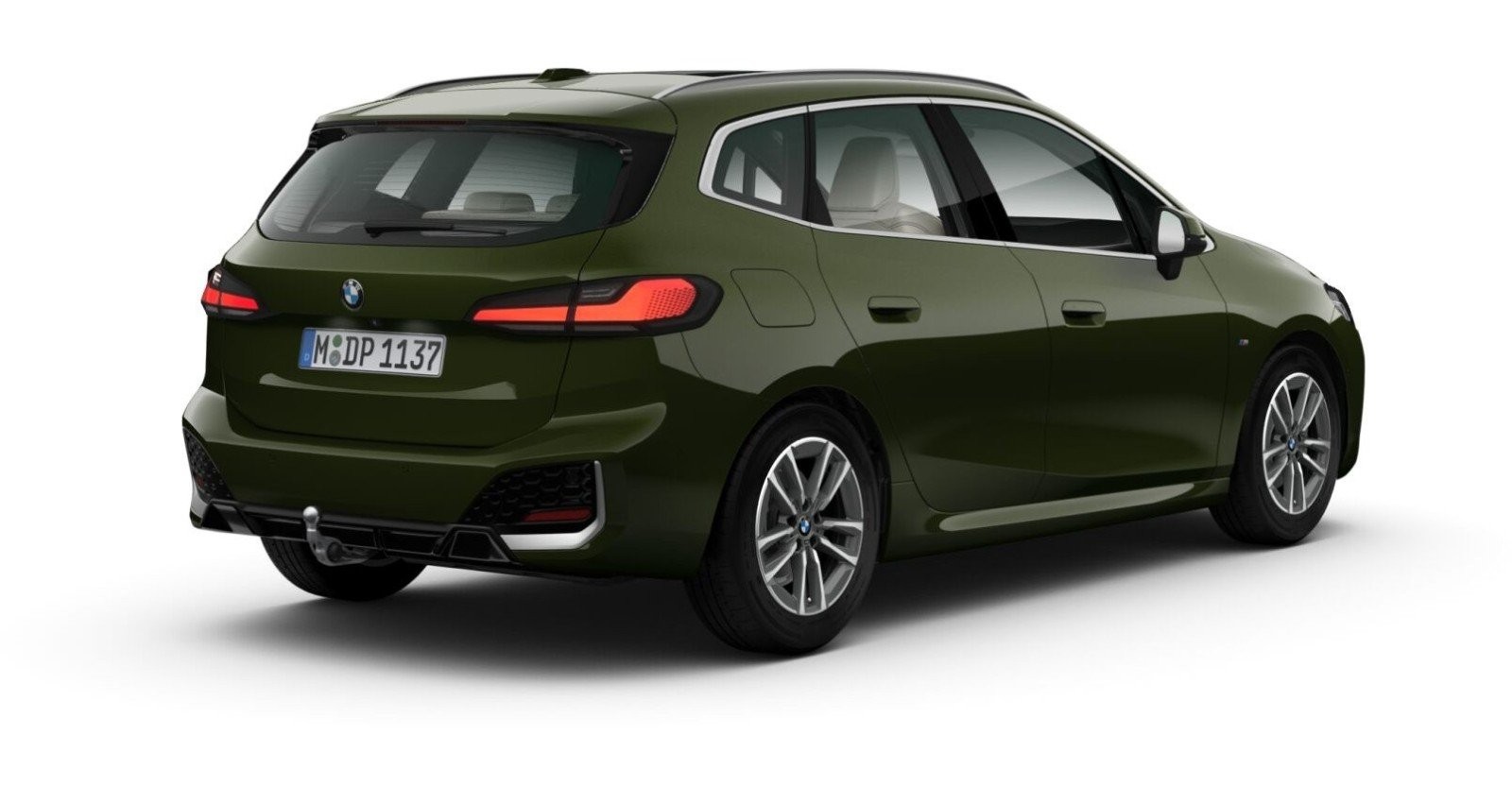 BMW BMW 2er in Grün von hinten BMW BMW 2er in Grün von hinten