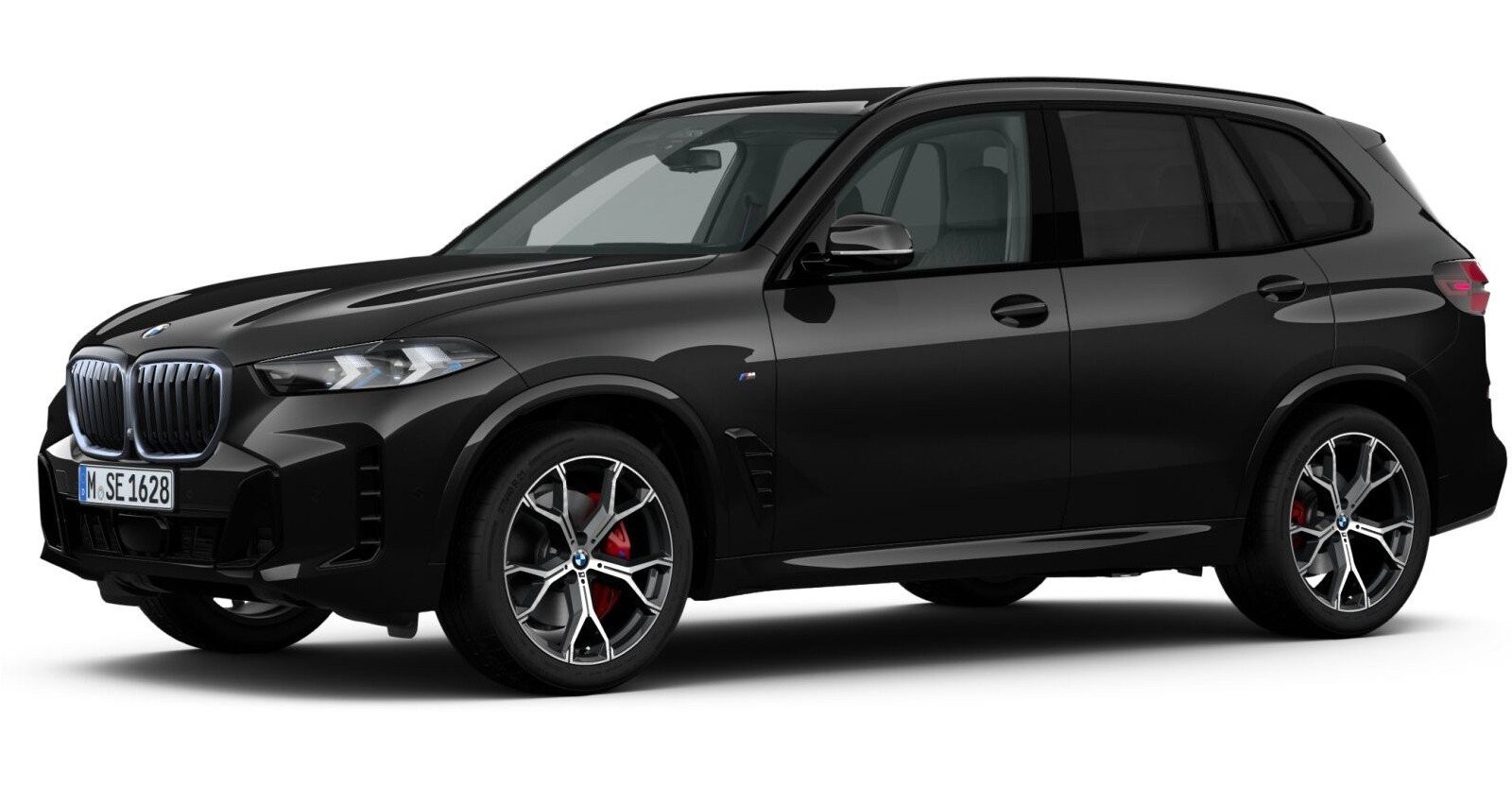 BMW X5 xDrive30d in Schwarz von vorne BMW X5 xDrive30d in Schwarz von vorne