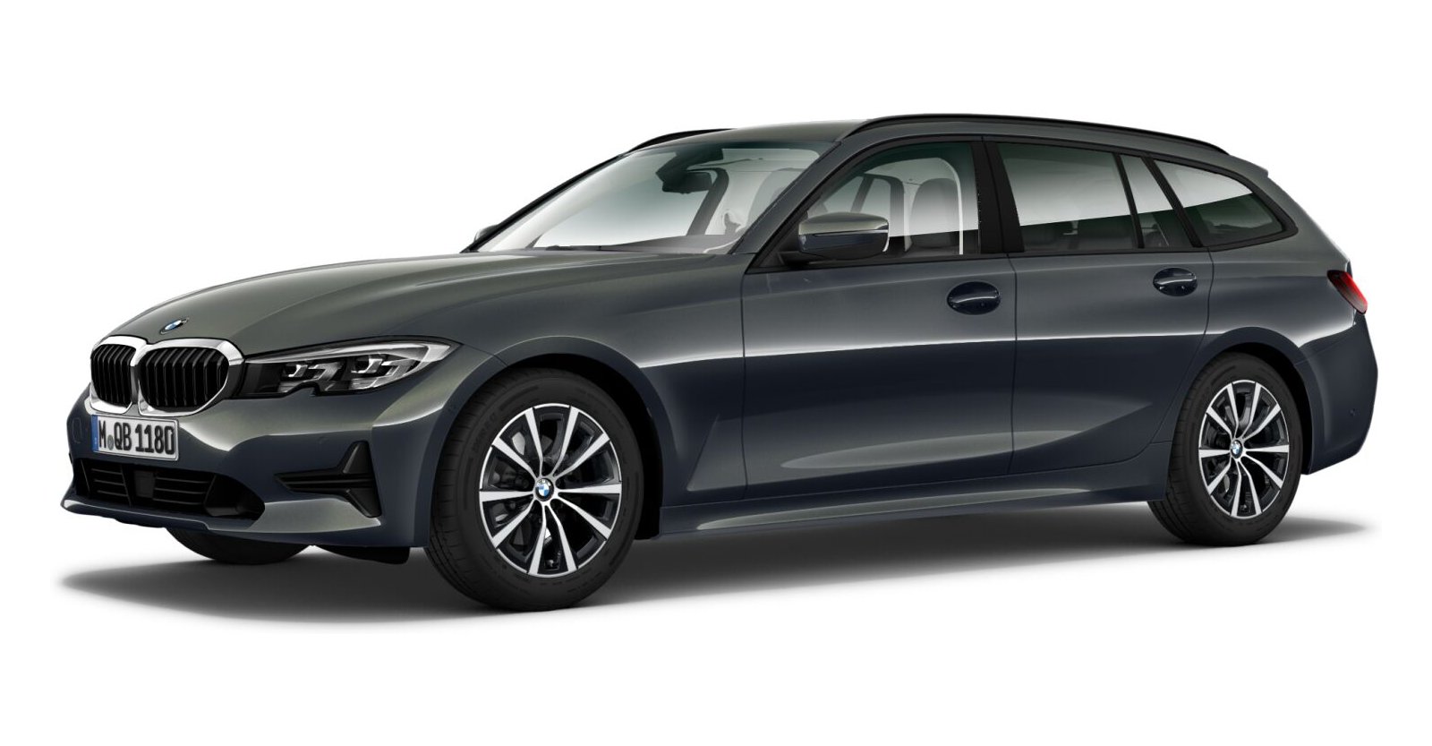 BMW BMW 3er in Grau von vorne BMW BMW 3er in Grau von vorne