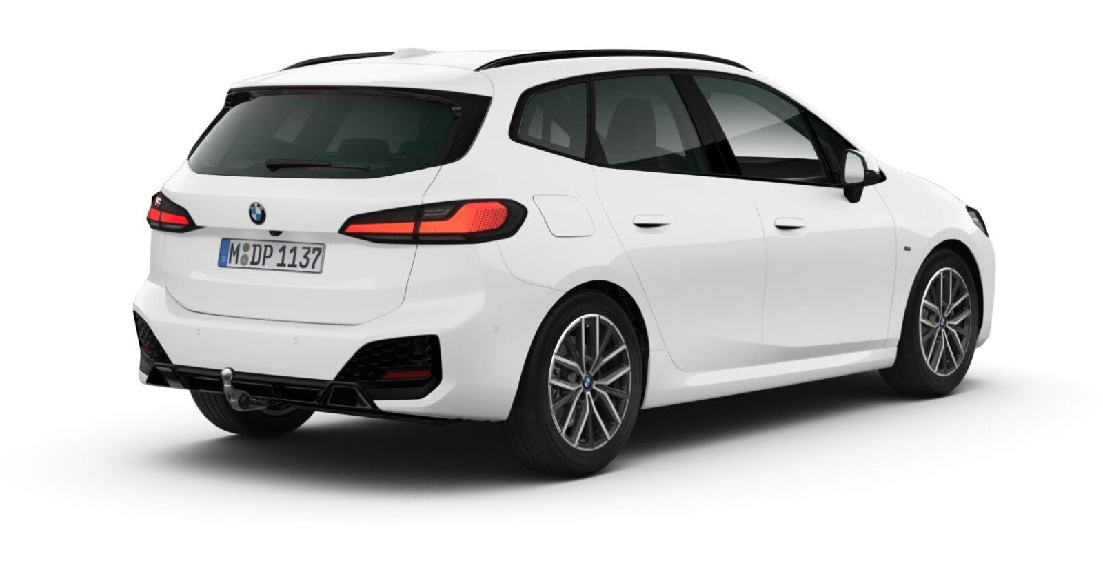 BMW BMW 2er in Weiß von hinten BMW BMW 2er in Weiß von hinten