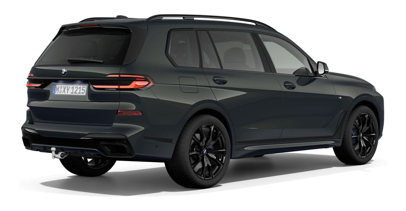 BMW BMW X in Grau von hinten