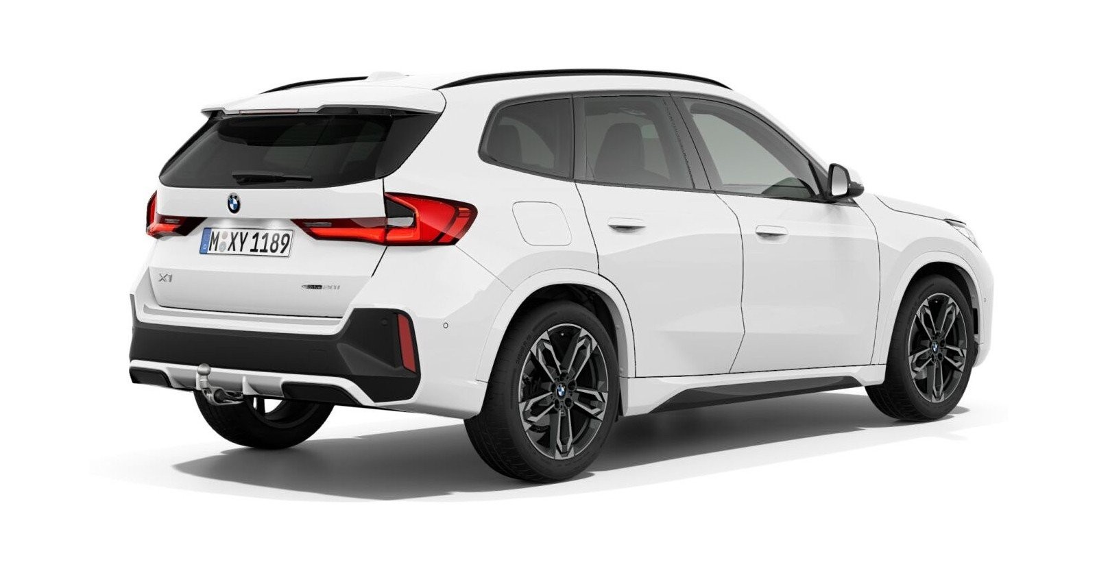 BMW BMW X in Weiß von hinten BMW BMW X in Weiß von hinten