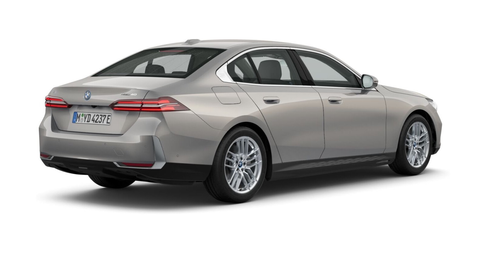 BMW BMW I in Grau von hinten BMW BMW I in Grau von hinten