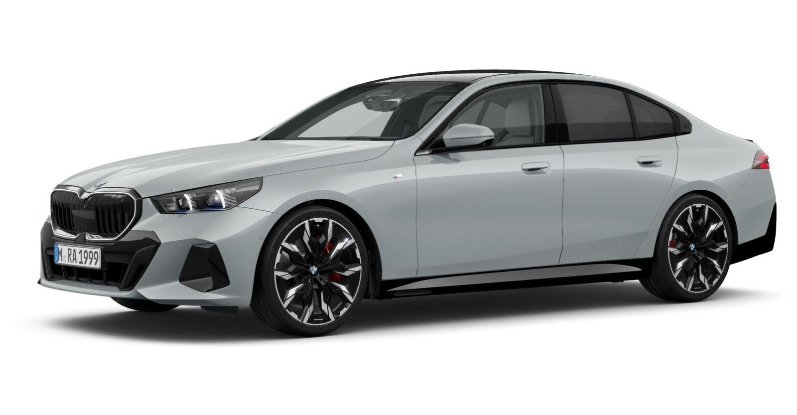 BMW 540d xDrive Limousine in Grau von vorne BMW 540d xDrive Limousine in Grau von vorne