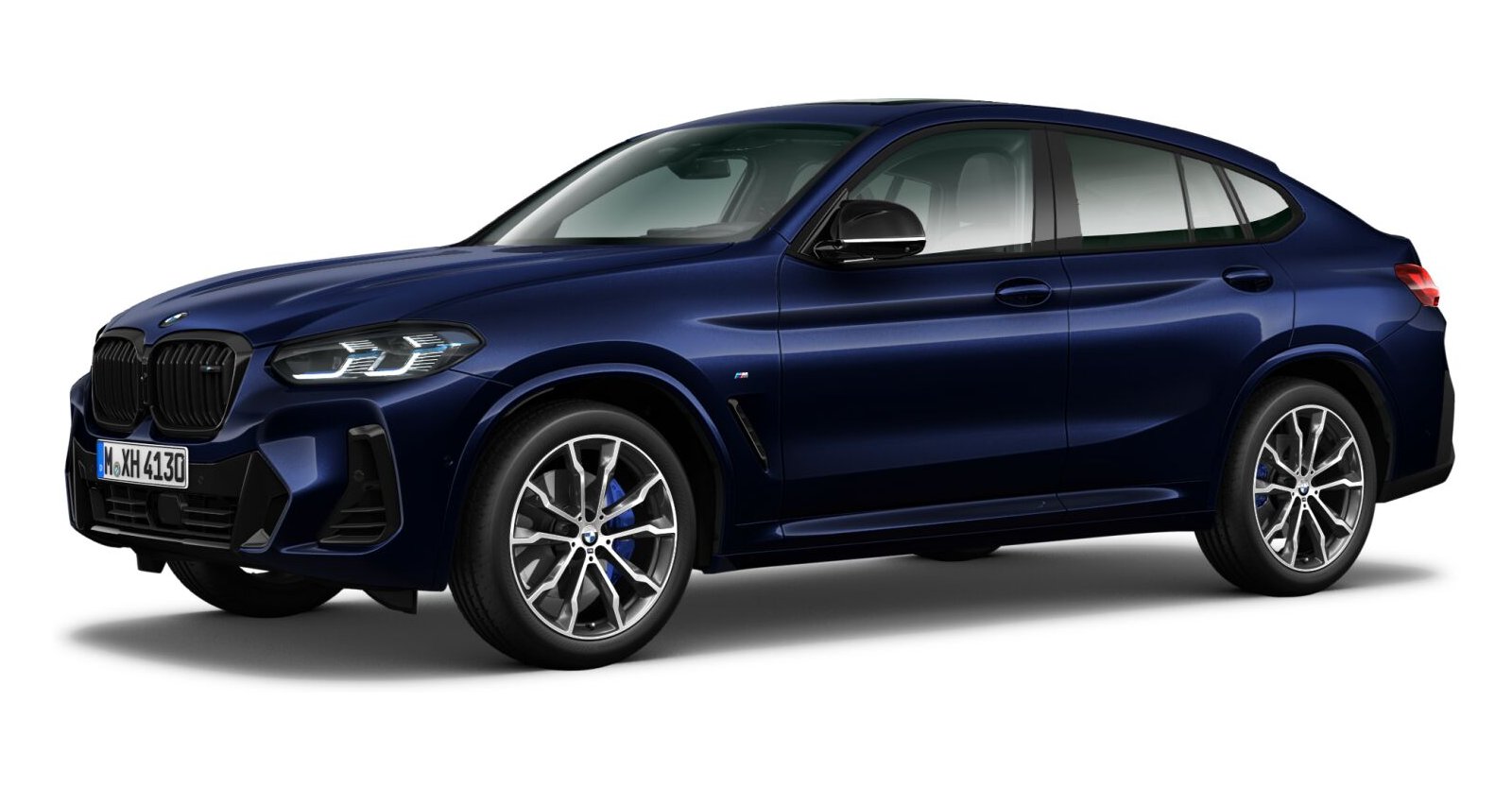 BMW BMW X in Blau von vorne BMW BMW X in Blau von vorne