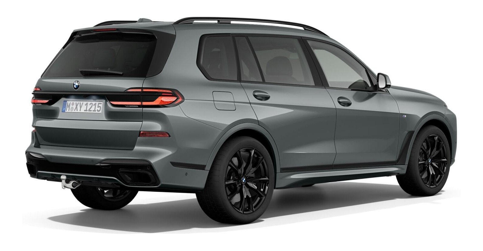 BMW BMW X in Grau von hinten