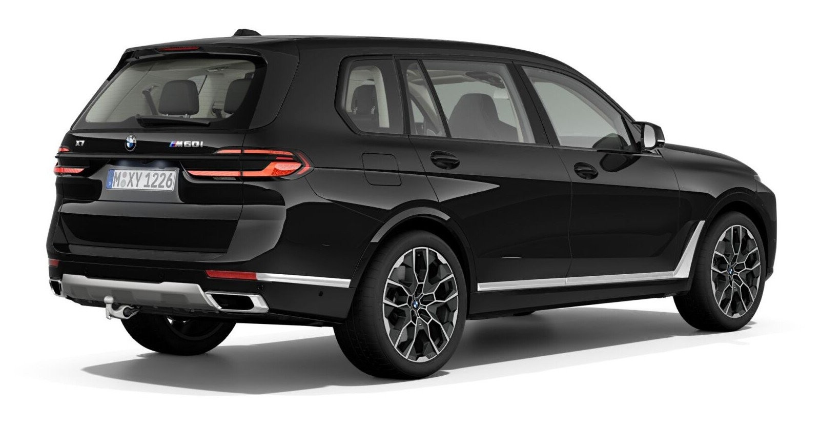 BMW BMW X in Schwarz von hinten BMW BMW X in Schwarz von hinten