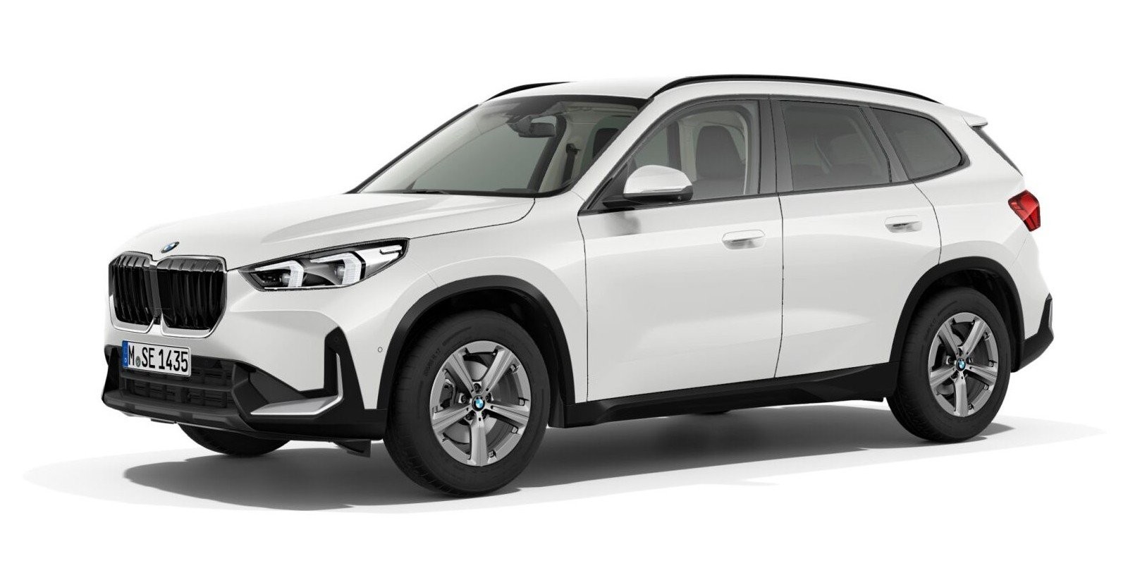 BMW X1 sDrive18i in Weiß von vorne