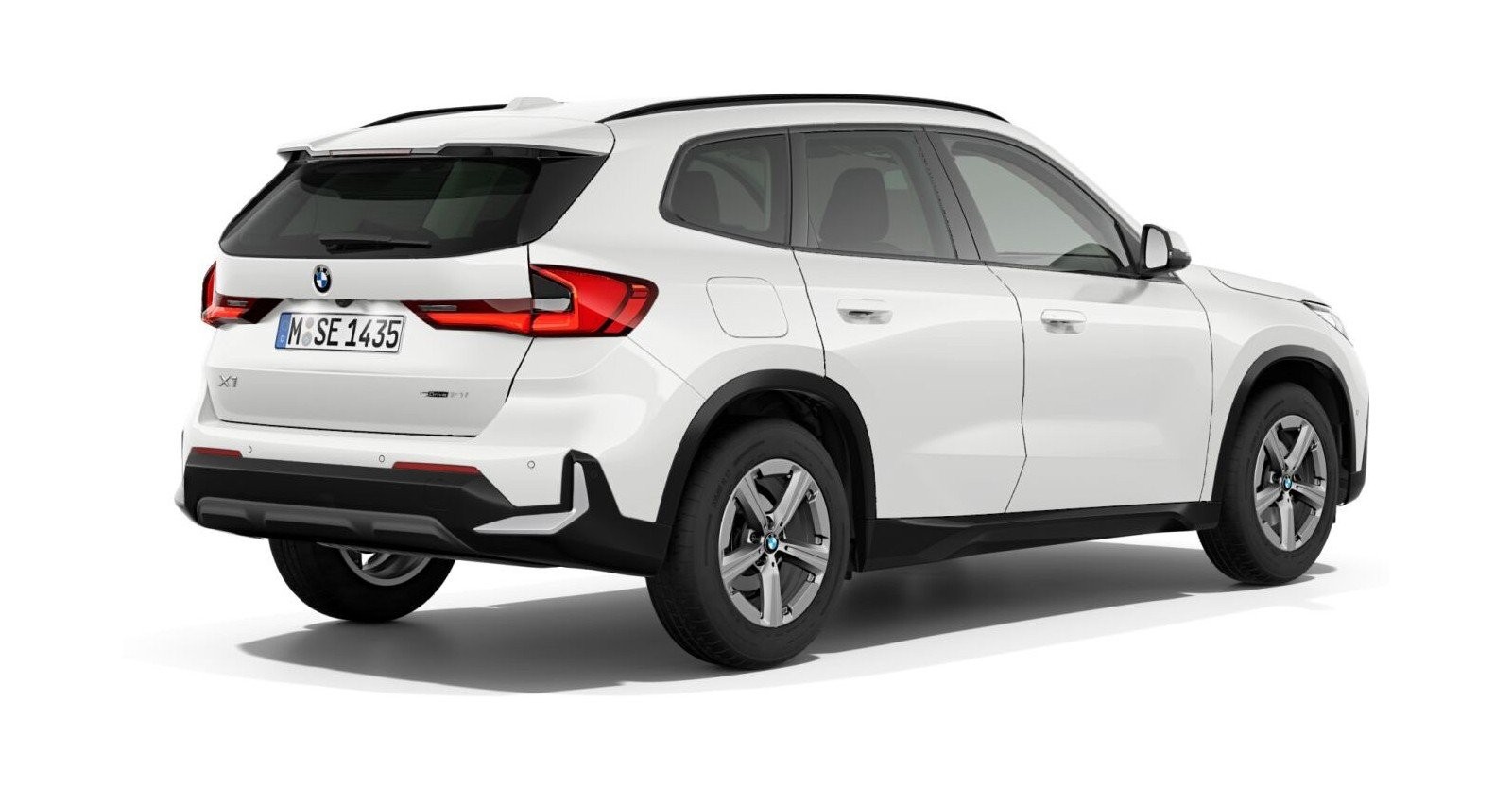 BMW BMW X in Weiß von hinten BMW BMW X in Weiß von hinten