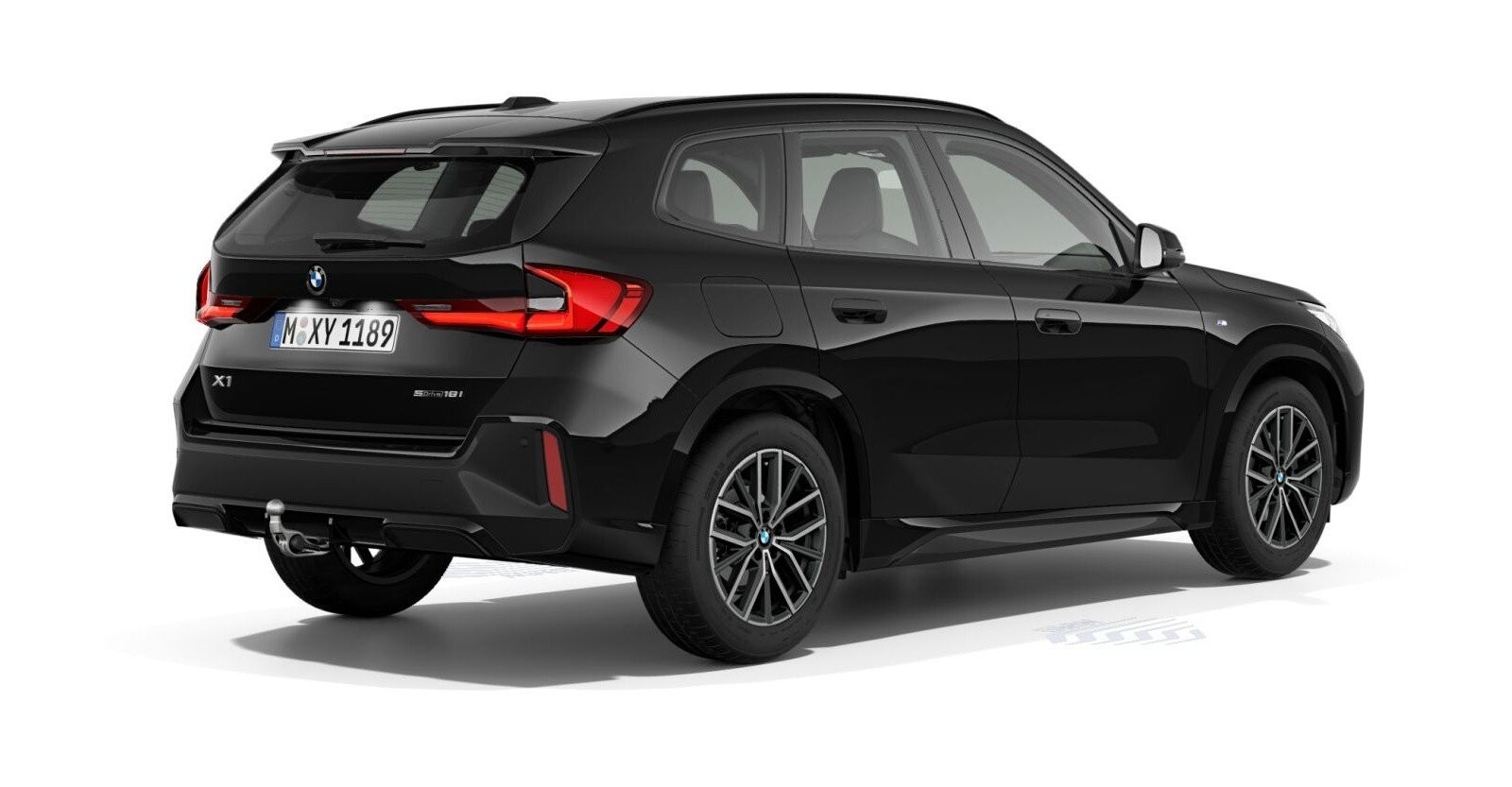 BMW BMW X in Schwarz von hinten BMW BMW X in Schwarz von hinten