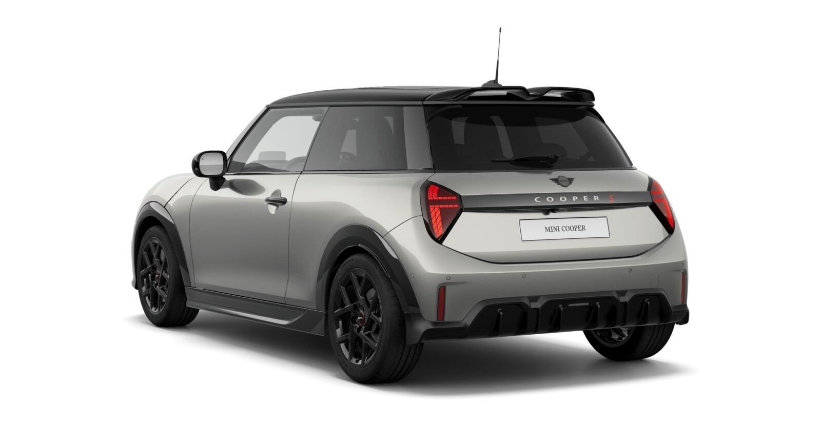MINI MINI 3-Türer in Silber von hinten MINI MINI 3-Türer in Silber von hinten