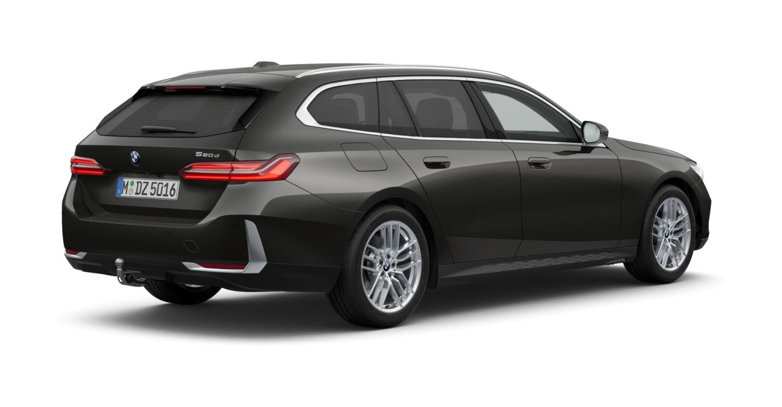 BMW BMW 5er in Grau von hinten BMW BMW 5er in Grau von hinten