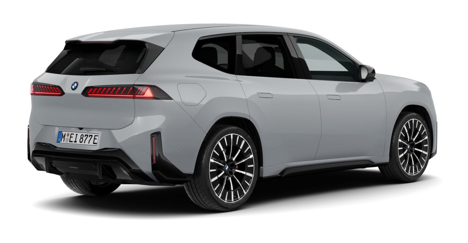 BMW BMW I in Grau von hinten BMW BMW I in Grau von hinten