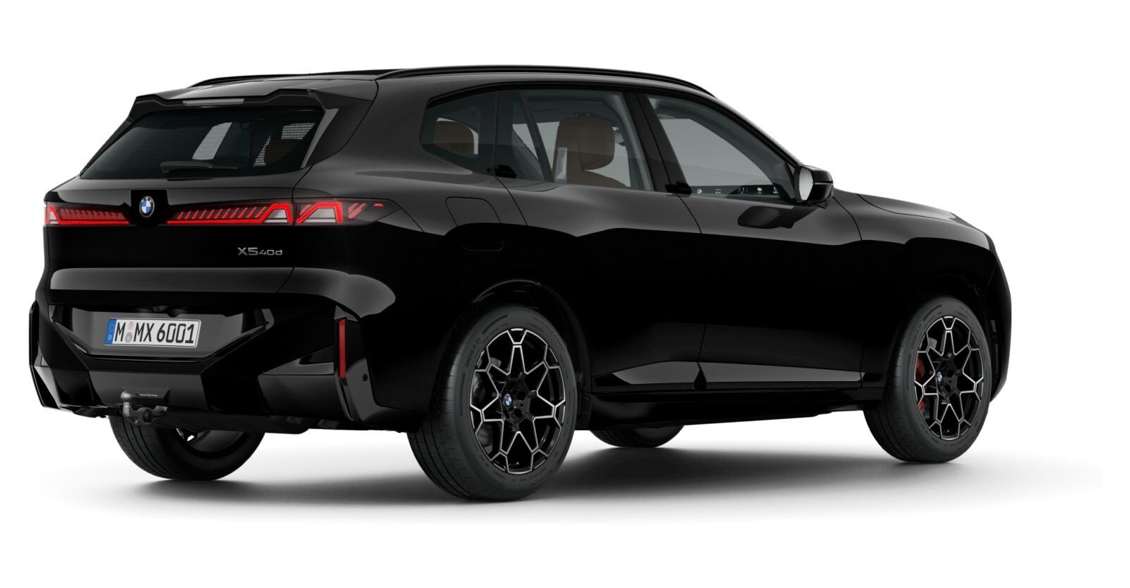BMW BMW X in Schwarz von hinten BMW BMW X in Schwarz von hinten