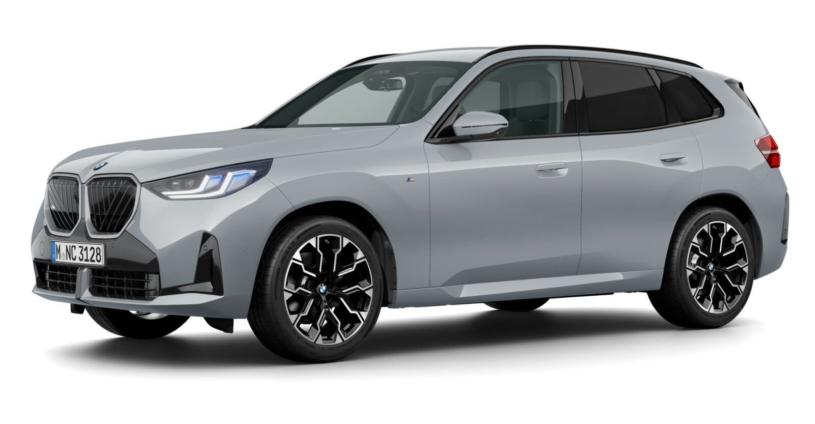 BMW X3 20 xDrive in Grau von vorne