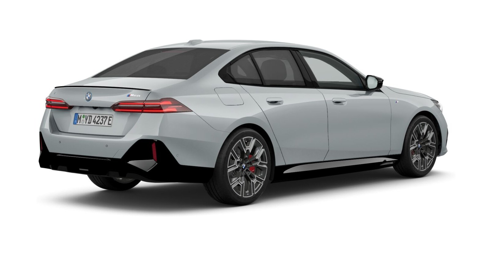 BMW BMW I in Grau von hinten BMW BMW I in Grau von hinten