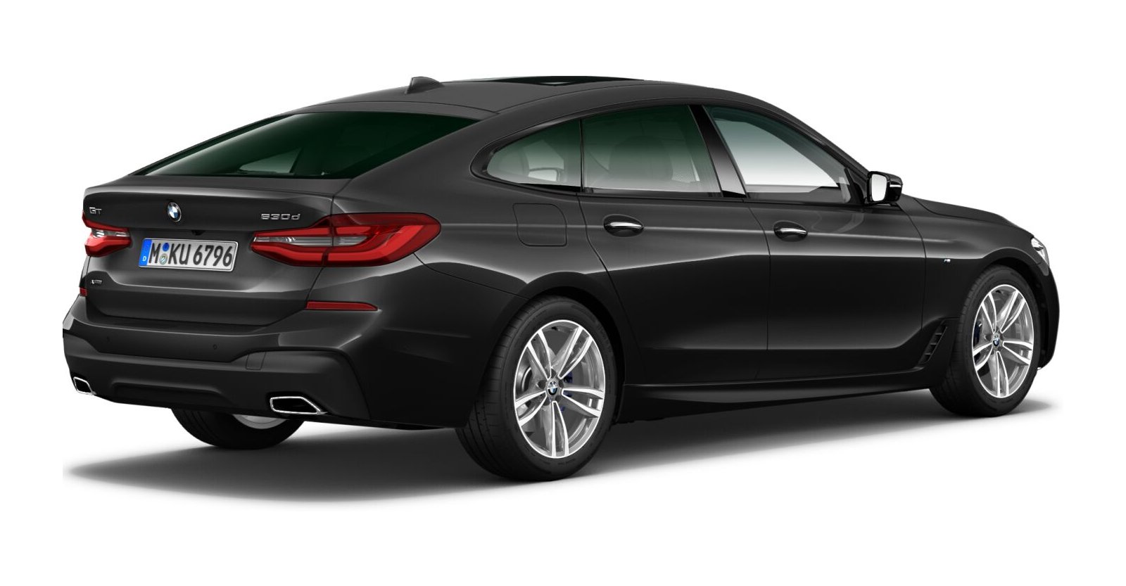BMW BMW 6er in Grau von hinten BMW BMW 6er in Grau von hinten