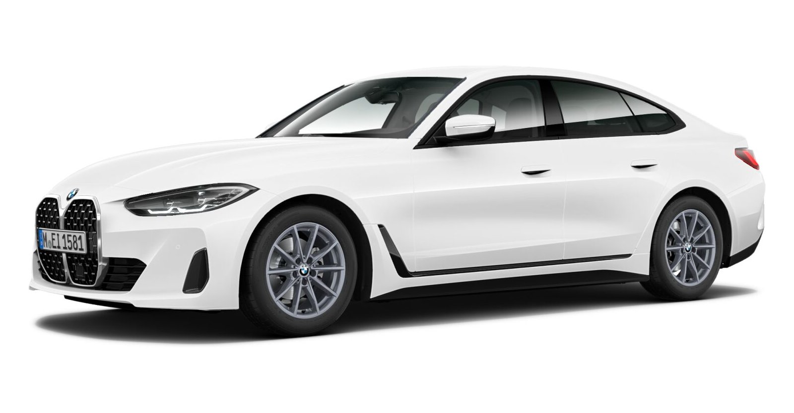 BMW BMW 4er in Weiß von vorne BMW BMW 4er in Weiß von vorne