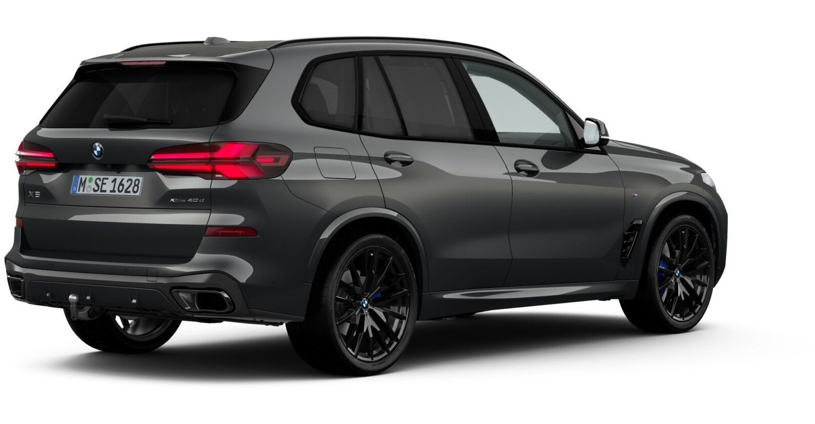 BMW BMW X in Grau von hinten