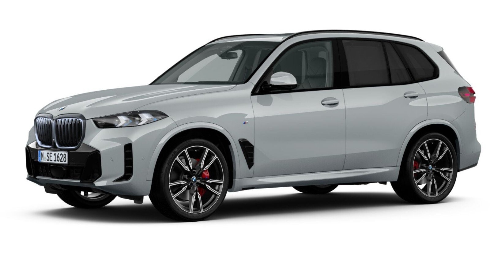 BMW X5 xDrive40d in Grau von vorne
