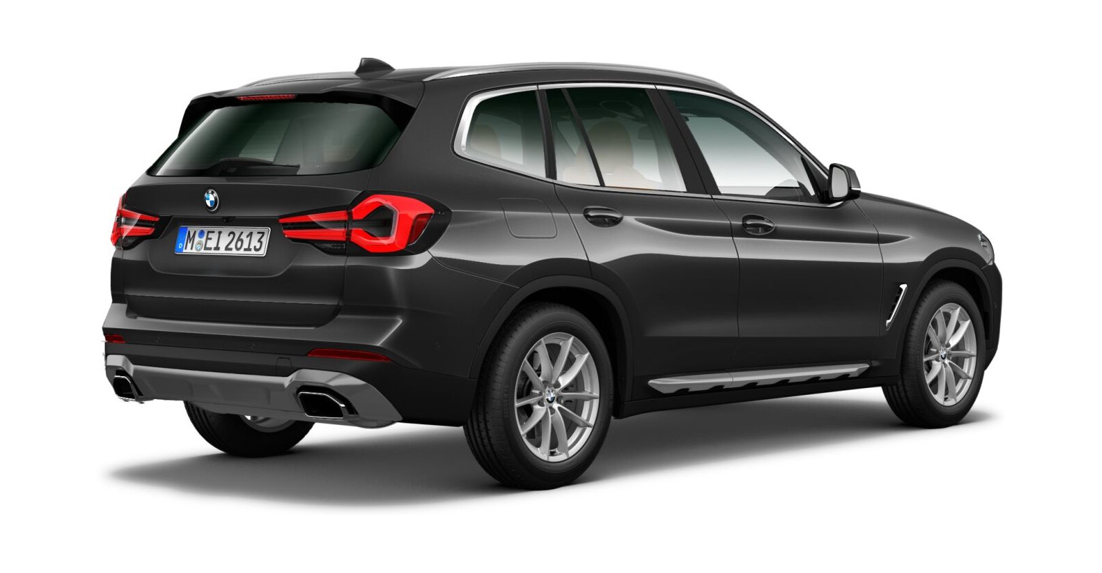 BMW BMW X in Grau von hinten BMW BMW X in Grau von hinten