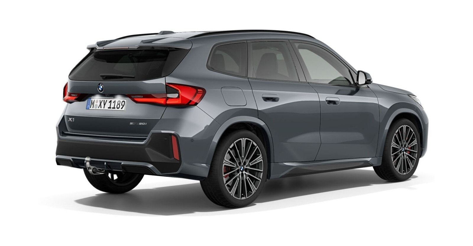BMW BMW X in Grau von hinten BMW BMW X in Grau von hinten