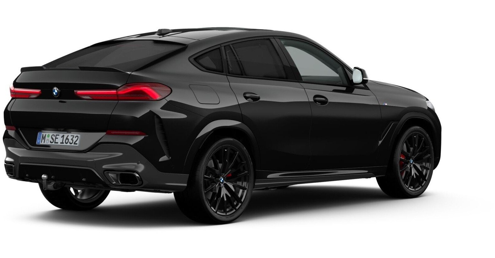 BMW BMW X in Schwarz von hinten BMW BMW X in Schwarz von hinten