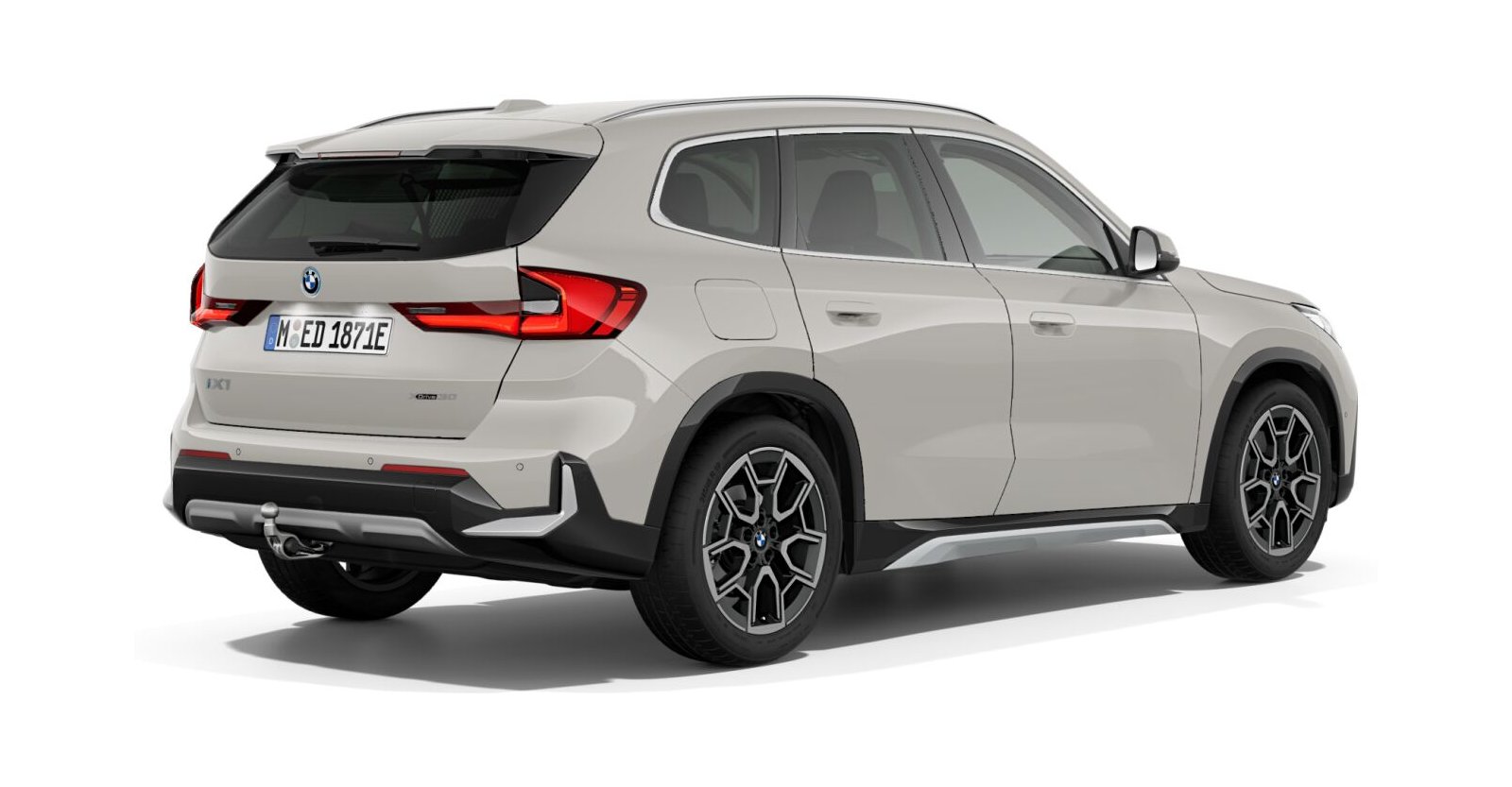 BMW BMW I in Grau von hinten