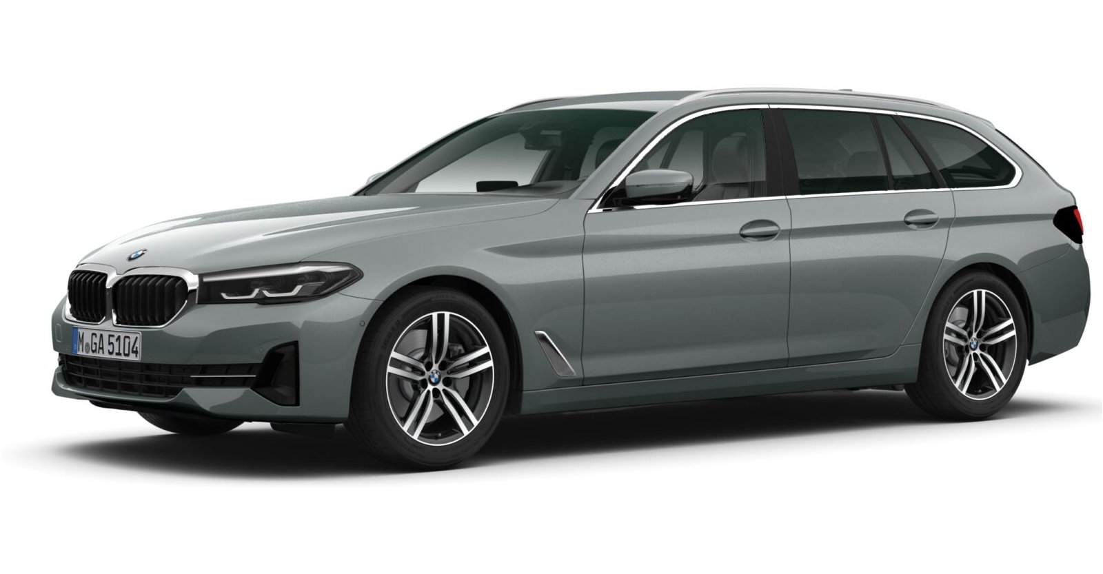 BMW BMW 5er in Grau von vorne BMW BMW 5er in Grau von vorne