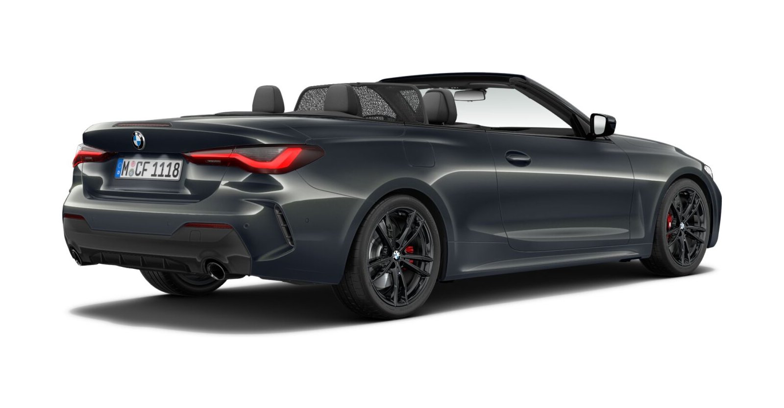 BMW BMW 4er in Grau von hinten BMW BMW 4er in Grau von hinten