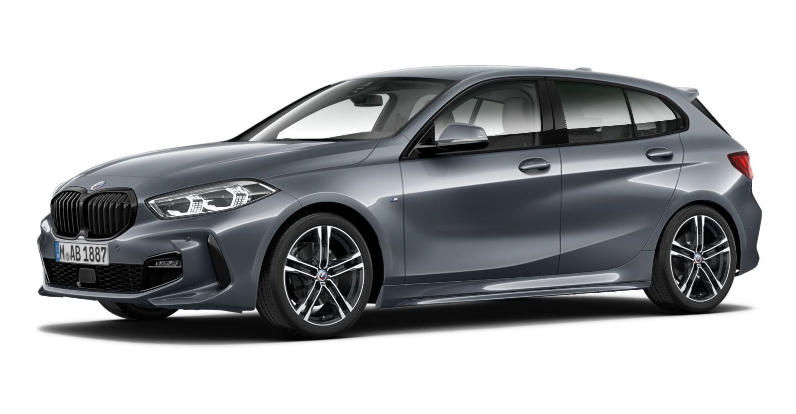 BMW BMW 1er in Grau von vorne BMW BMW 1er in Grau von vorne