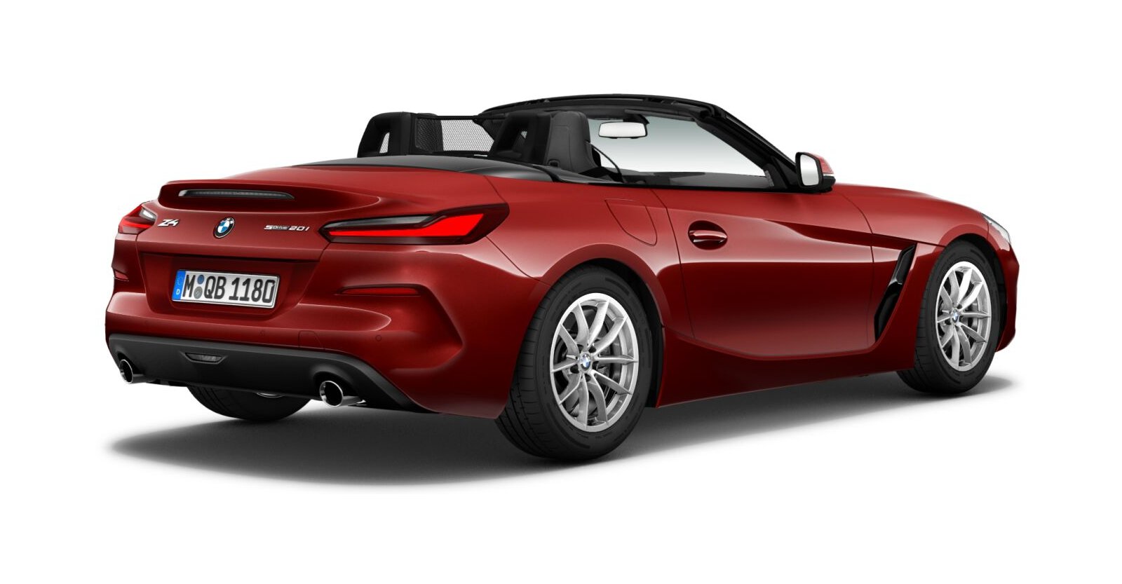 BMW BMW Z in Rot von hinten BMW BMW Z in Rot von hinten