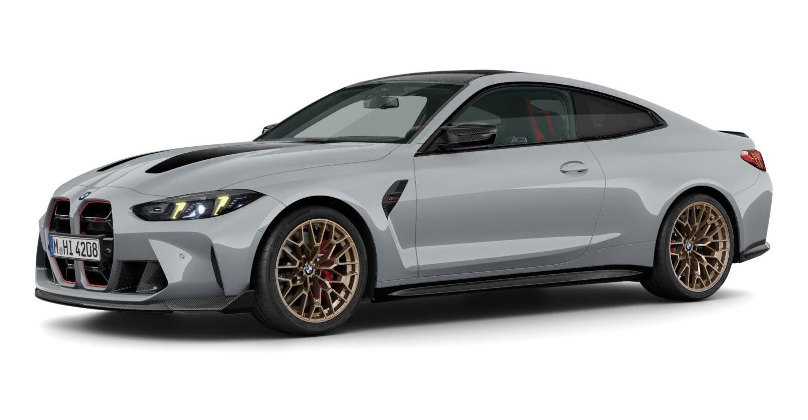 BMW M4 CS Coupe in Grau von vorne BMW M4 CS Coupe in Grau von vorne