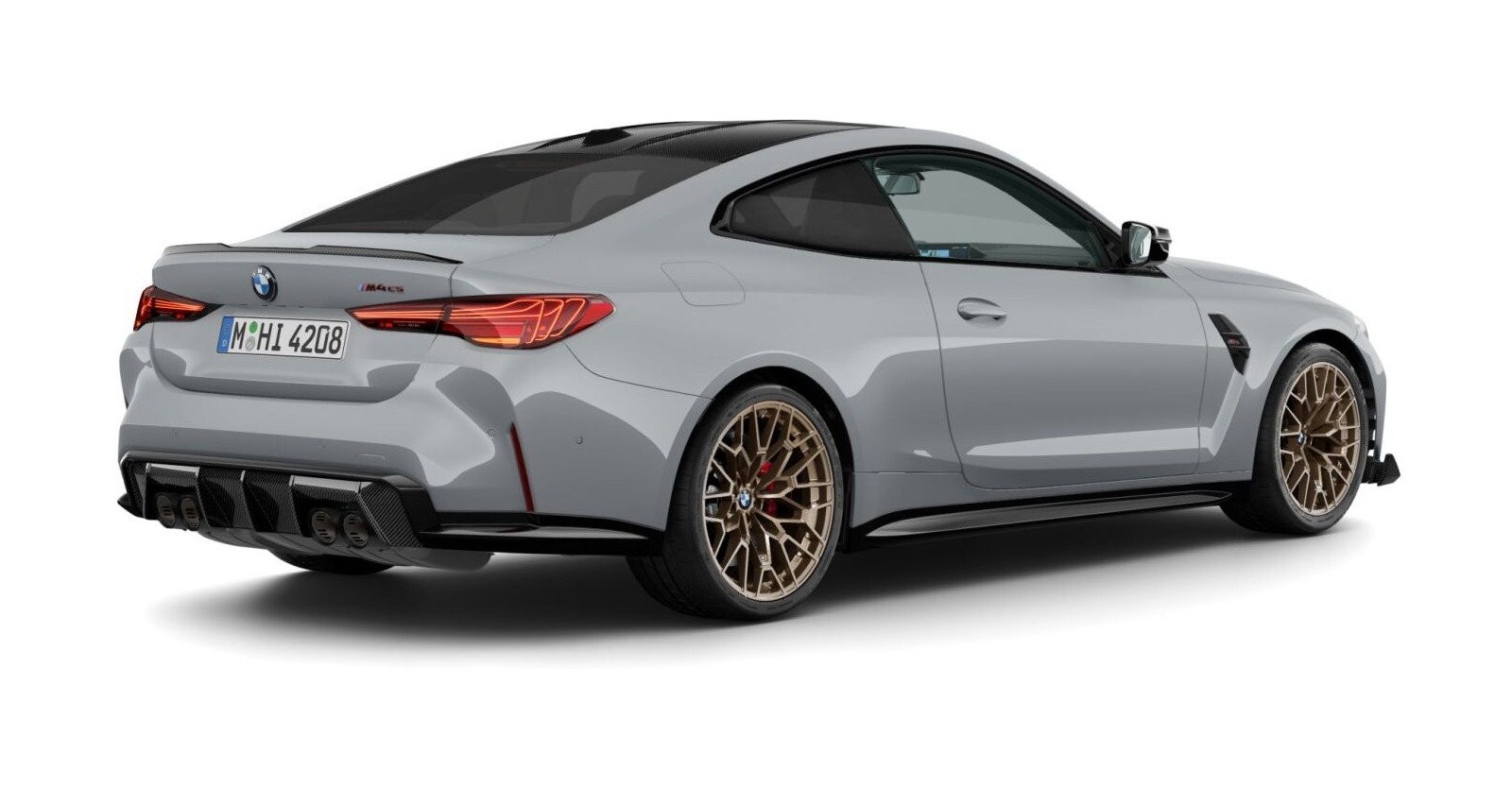 BMW BMW M in Grau von hinten
