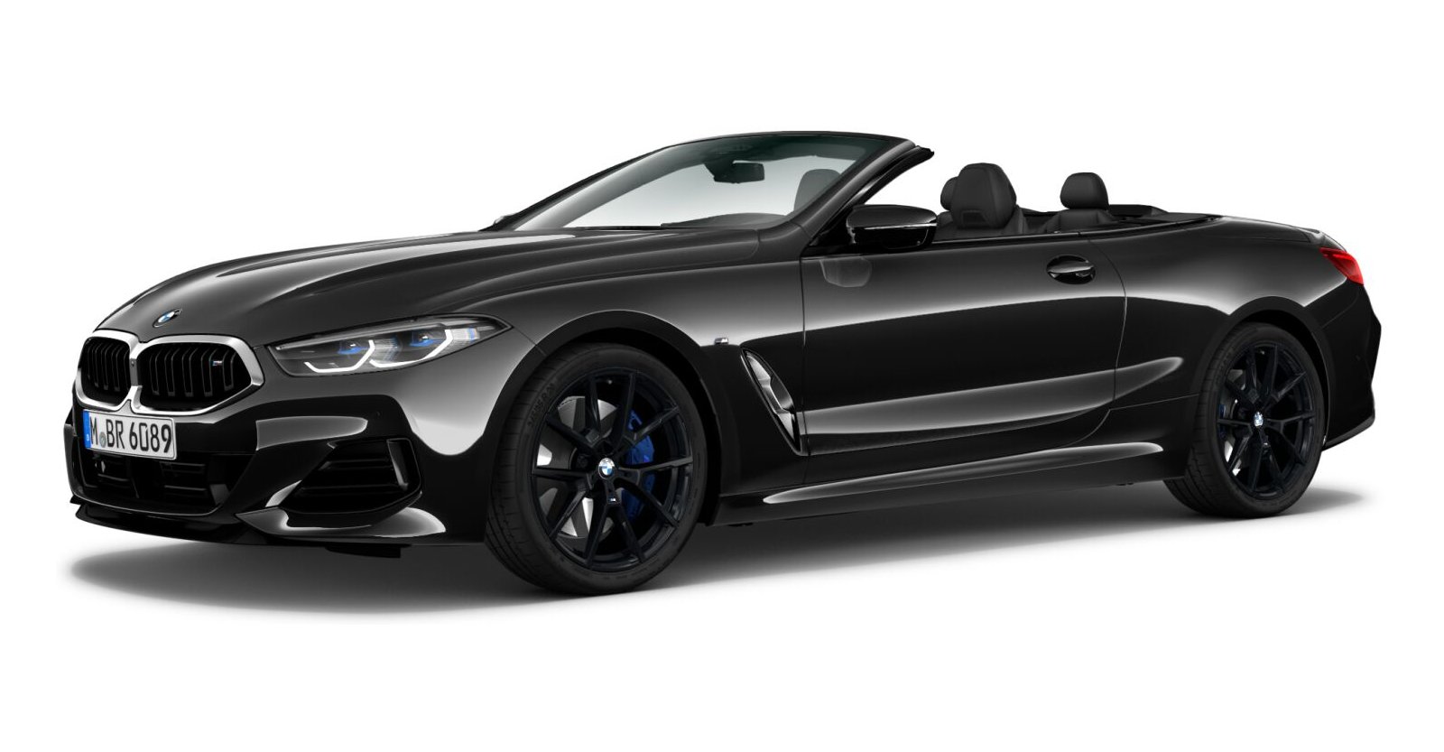 BMW BMW 8er in Schwarz von vorne BMW BMW 8er in Schwarz von vorne