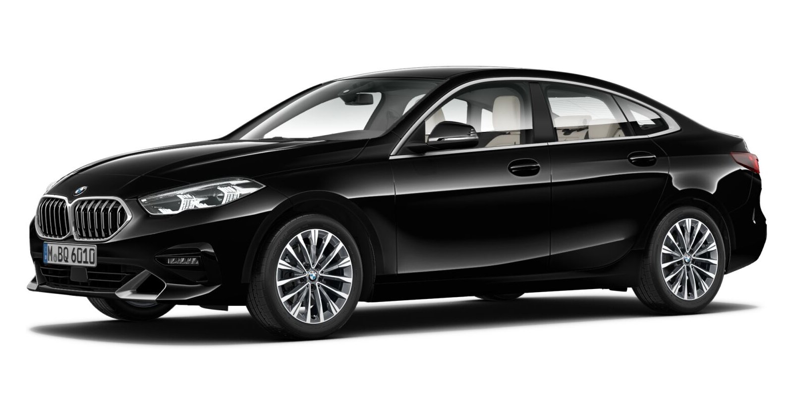 BMW BMW 2er in Schwarz von vorne BMW BMW 2er in Schwarz von vorne