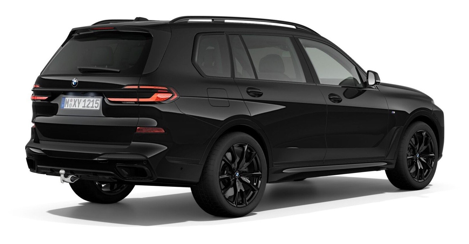 BMW BMW X in Schwarz von hinten BMW BMW X in Schwarz von hinten